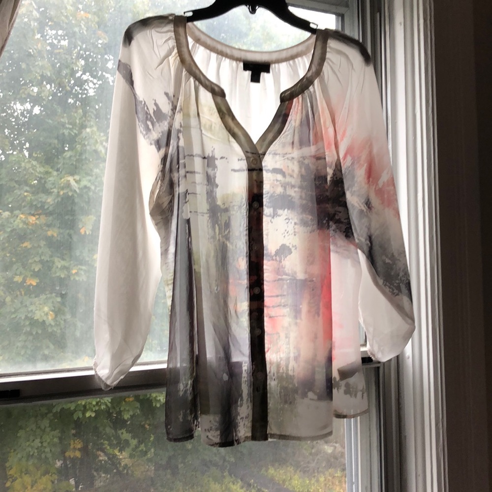 Watercolor design blouse